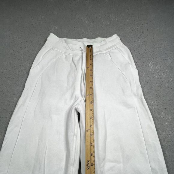 Lululemon Jogger Womens 4 White Scuba Relaxed HR Fleece Jogger Team Canada - Picture 7 of 15